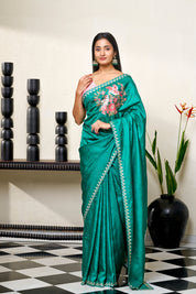 TUSSAR SILK SAREE - SRCM109