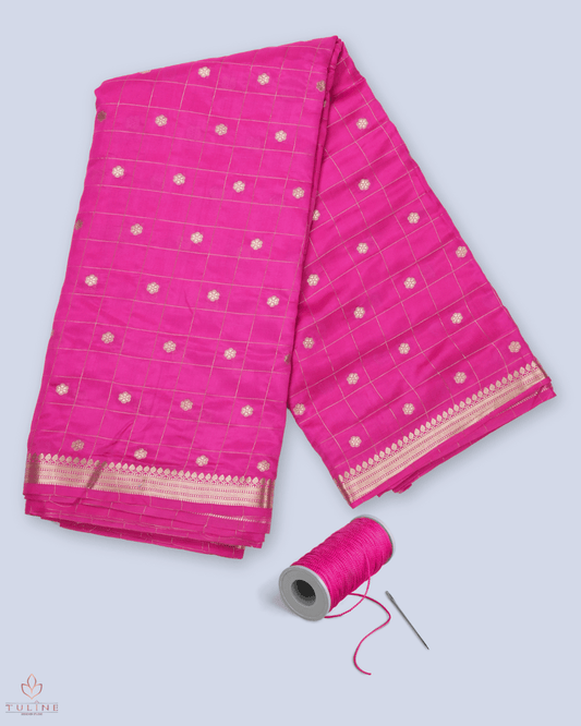 Pure Silk Fabric - Deep Red - Product Code 10226