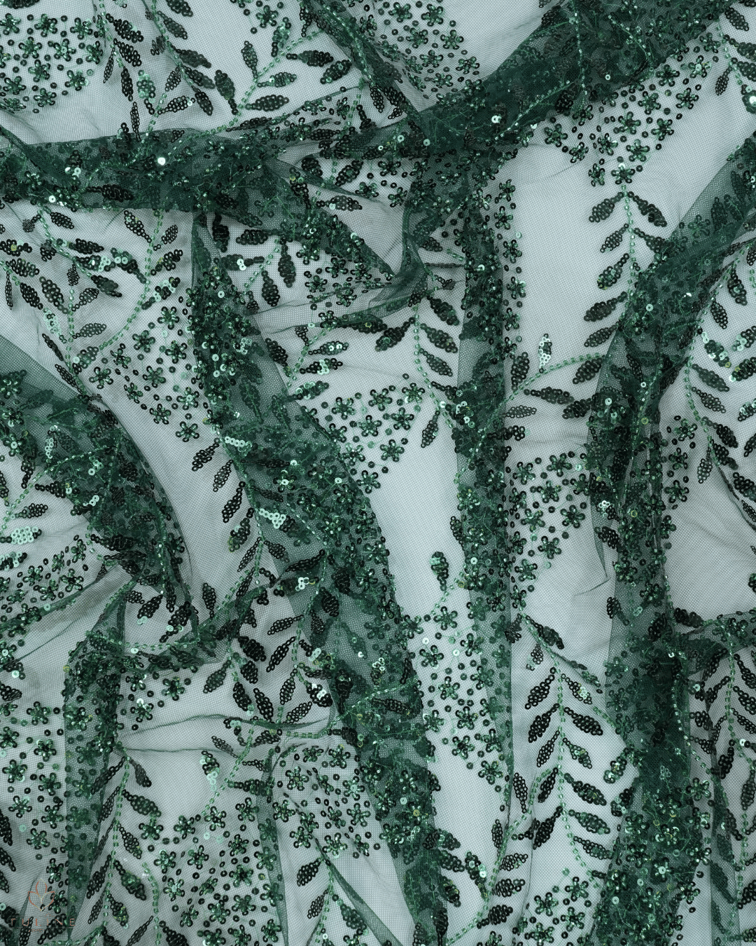 Heavy Net Fabric - Forest Green - Product Code 10379