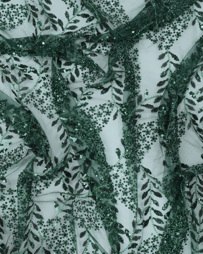 Heavy Net Fabric - Forest Green - Product Code 10379