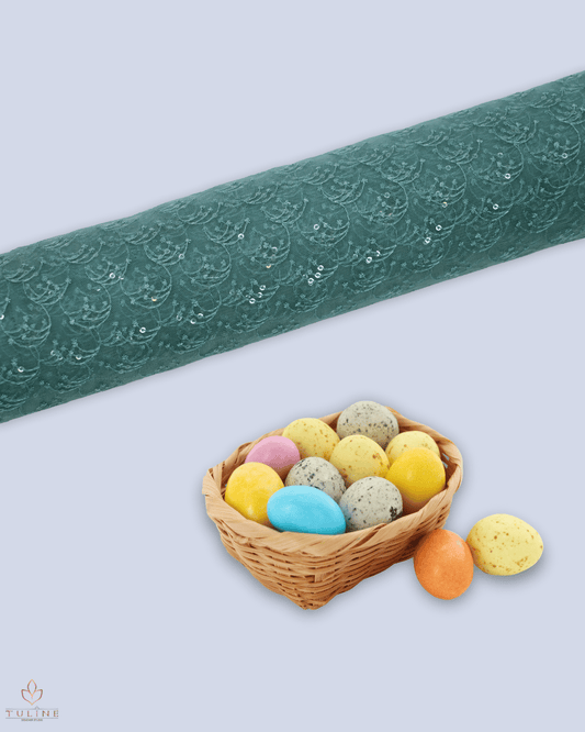 Net Material - Light teal green - Product Code 10234