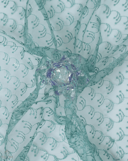 Net Material - Light teal green - Product Code 10234