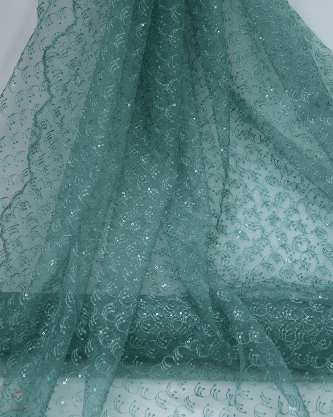 Net Material - Light teal green - Product Code 10234