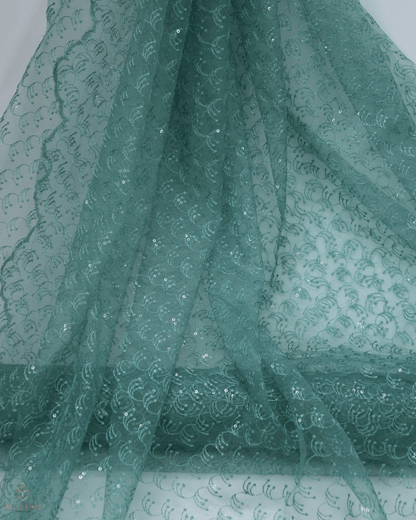 Net Material - Light teal green - Product Code 10234