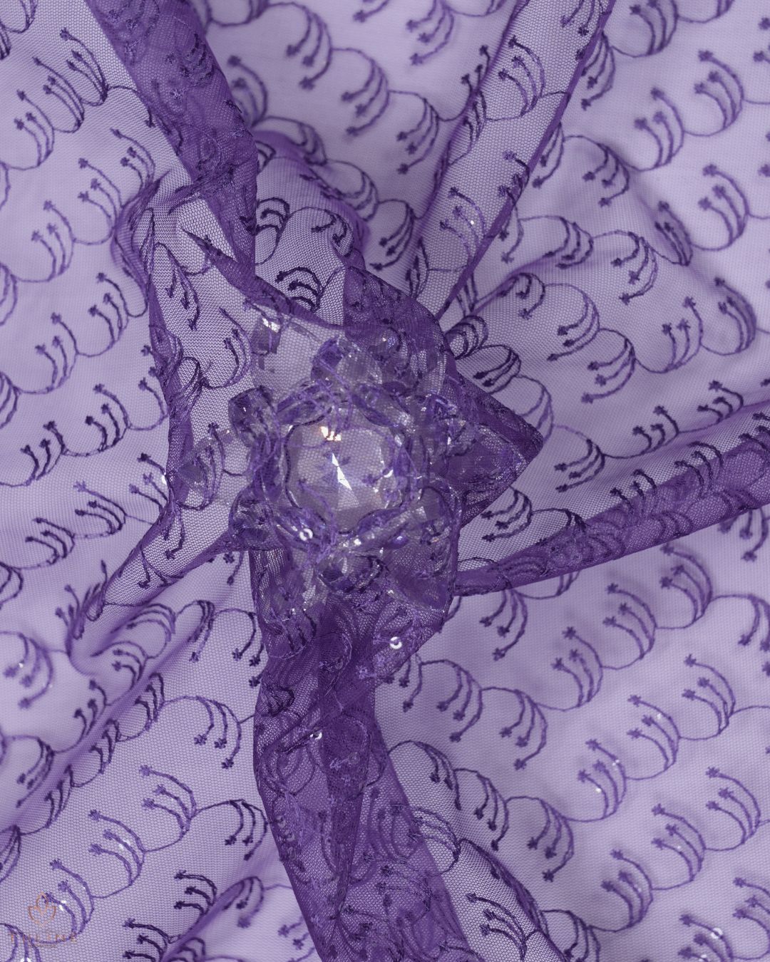 Net Material - Pastel Violet - Product Code 10235
