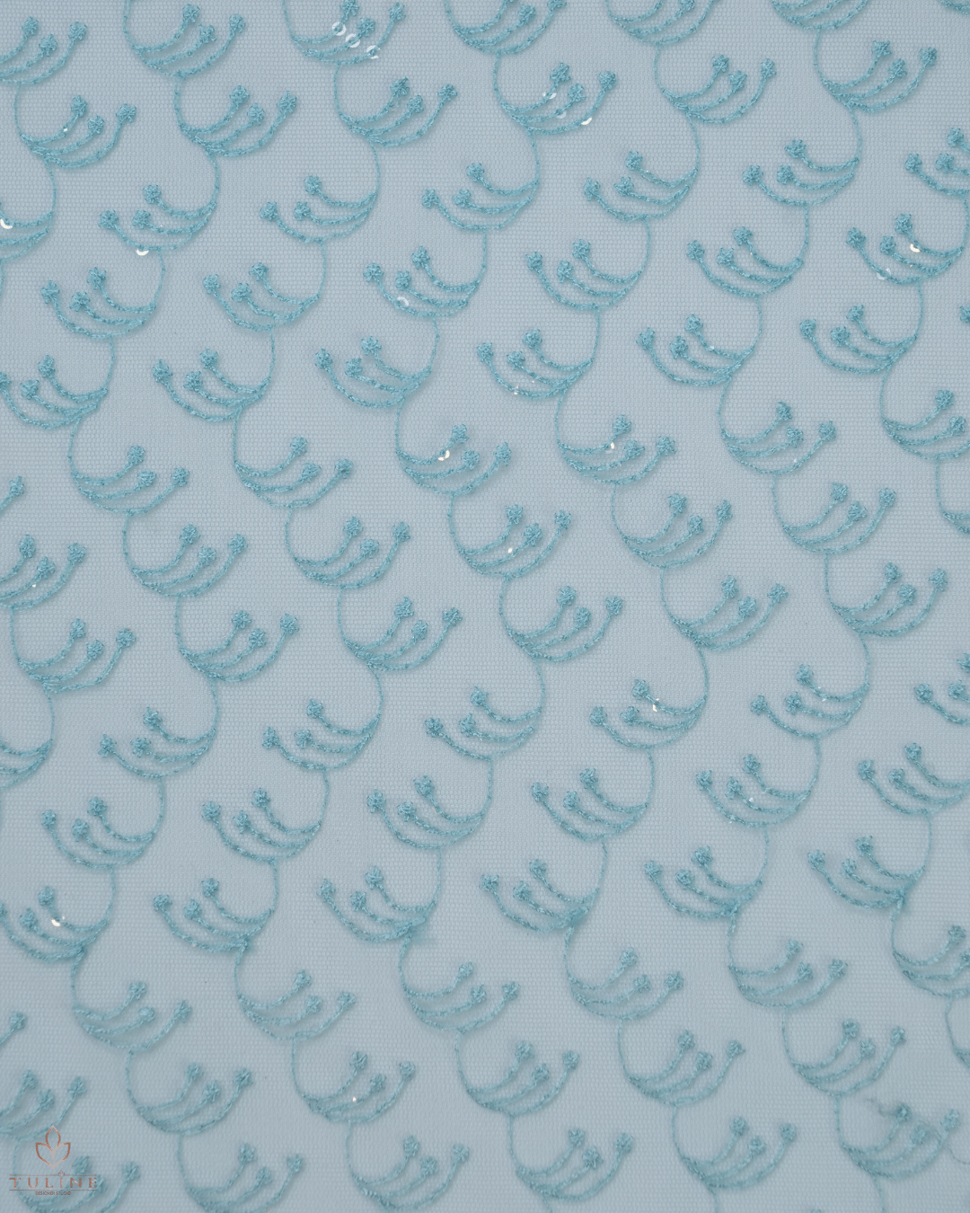 Net Material - Muted Blue Green  - Product Code 10236