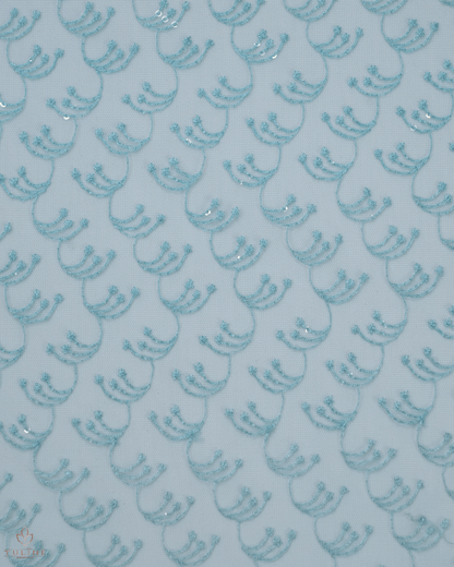 Net Material - Muted Blue Green  - Product Code 10236