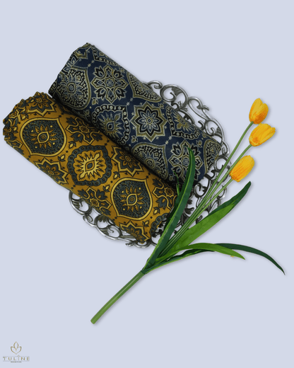 Semi Modal Fabric - Mustard Gold - Product Code  10090