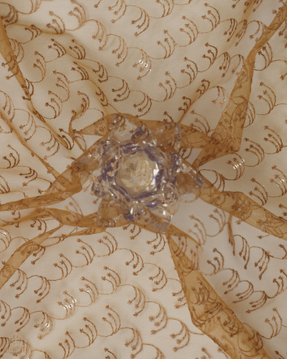 Net Material - Burnt Sienna Brown - Product Code  10237