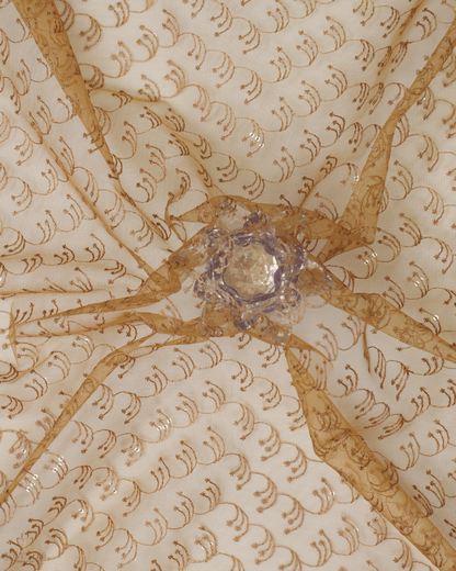 Net Material - Burnt Sienna Brown - Product Code  10237