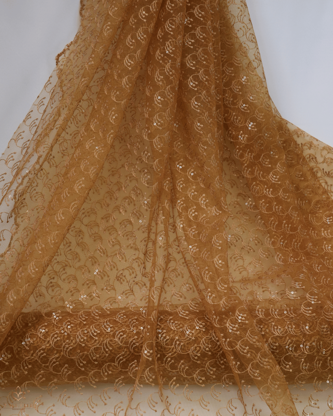 Net Material - Burnt Sienna Brown - Product Code  10237