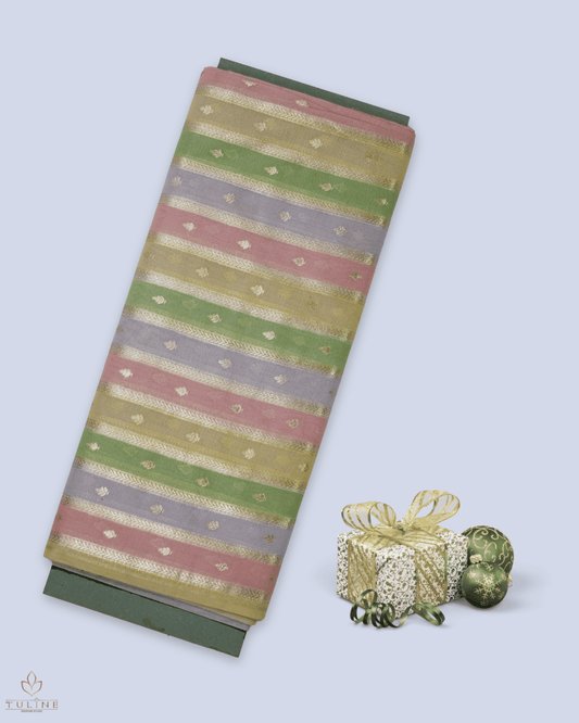 Banarasi Fabric - 4 Shades - Product Code 10188