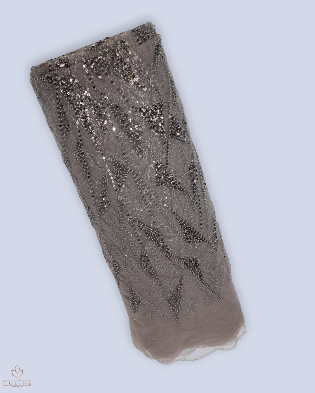 Heavy Net Fabric - Mushroom Grey - Product Code 10383