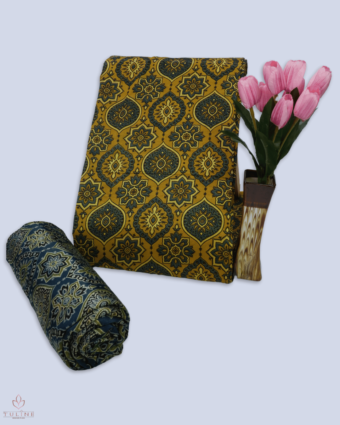 Semi Modal Fabric - Mustard Gold - Product Code  10090