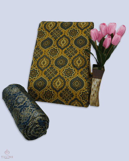 Semi Modal Fabric - Mustard Gold - Product Code  10090