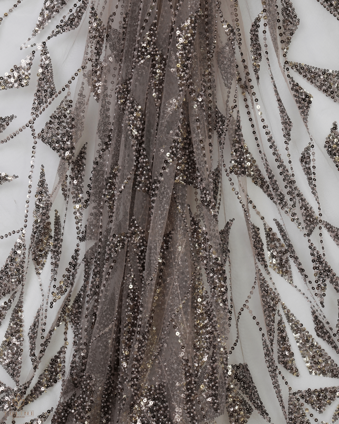 Heavy Net Fabric - Mushroom Grey - Product Code 10383