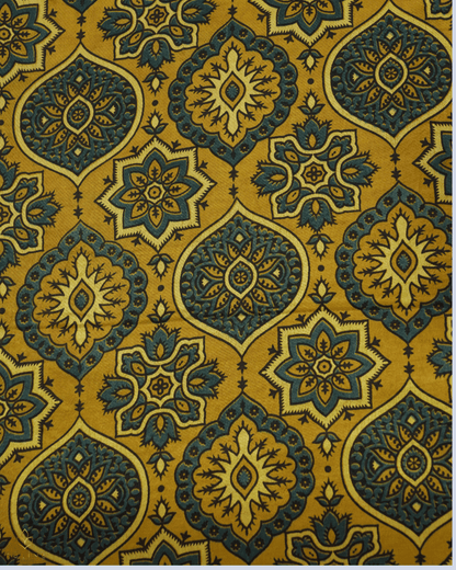 Semi Modal Fabric - Mustard Gold - Product Code  10090