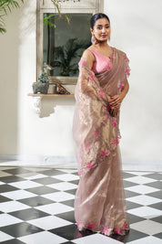 ORGANZA SAREE - SRCM118