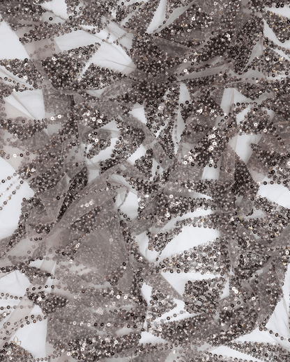 Heavy Net Fabric - Mushroom Grey - Product Code 10383