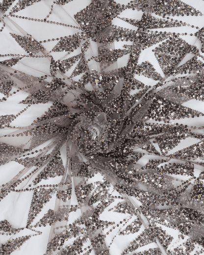 Heavy Net Fabric - Mushroom Grey - Product Code 10383