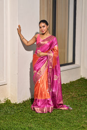 TUSSAR SILK SAREE - SRCM103