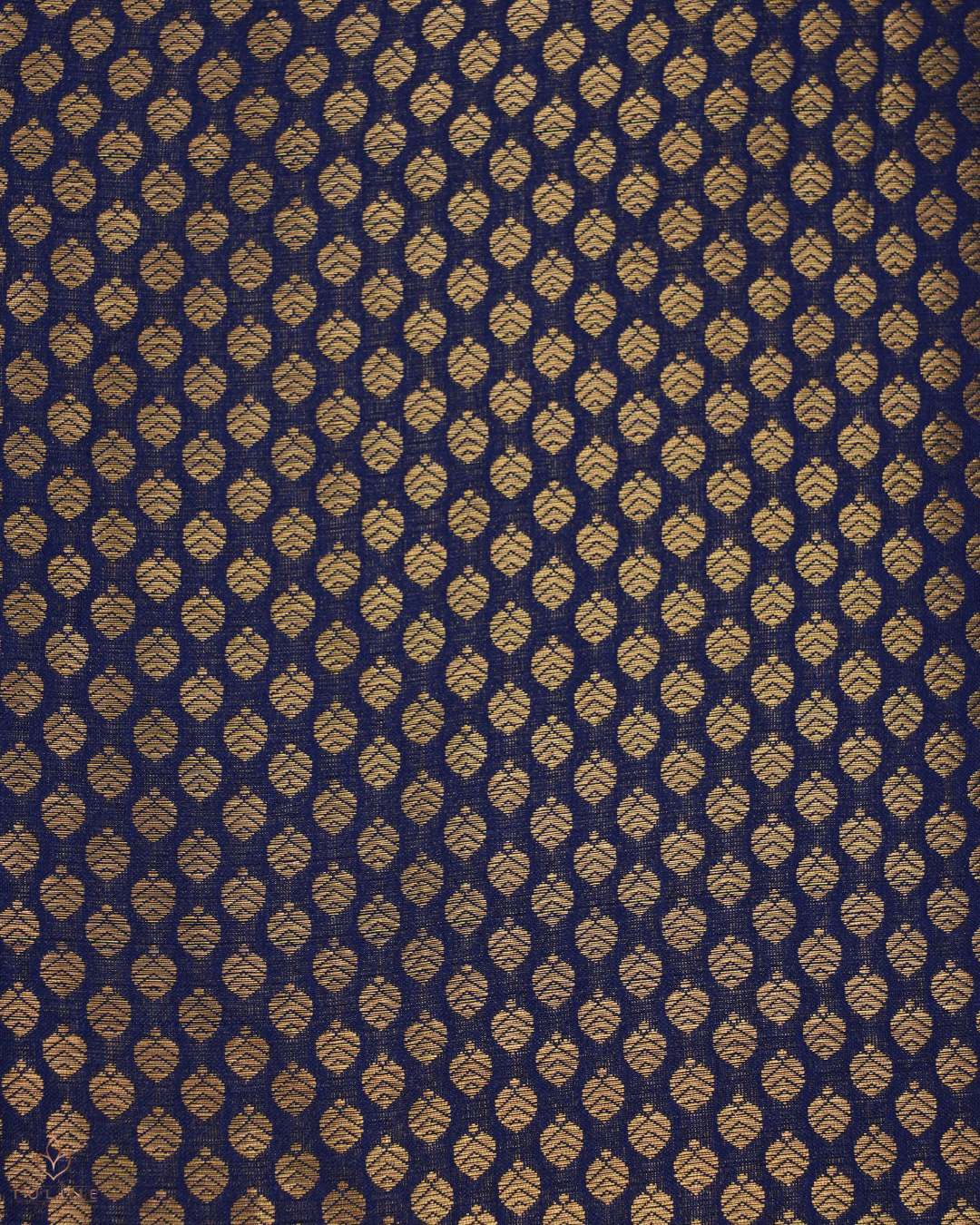 Brocade Fabrics - Dark Blue - Product Code 10124