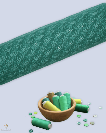 Net Material - Light teal green - Product Code 10230