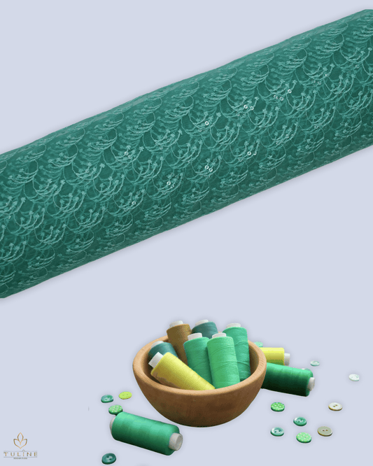 Net Material - Light teal green - Product Code 10230