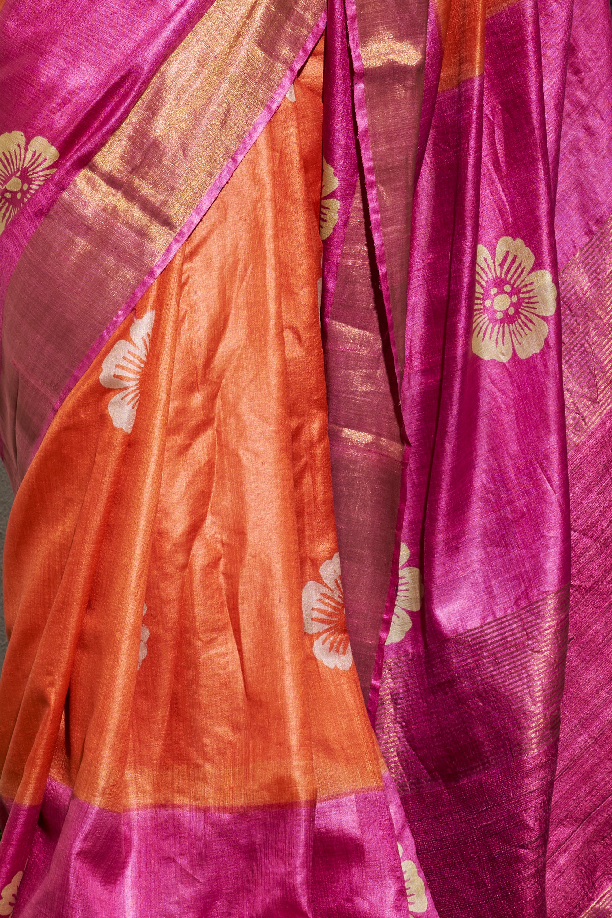 TUSSAR SILK SAREE - SRCM103