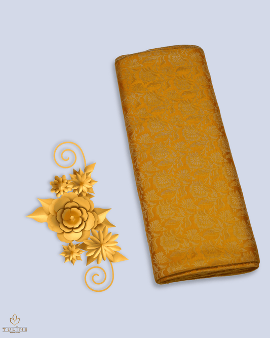 Brocade Fabrics - Bronze Orange  - 10131