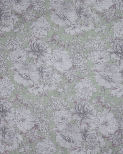 Linen Fabric - Light Pastel Green - Product Code 10096