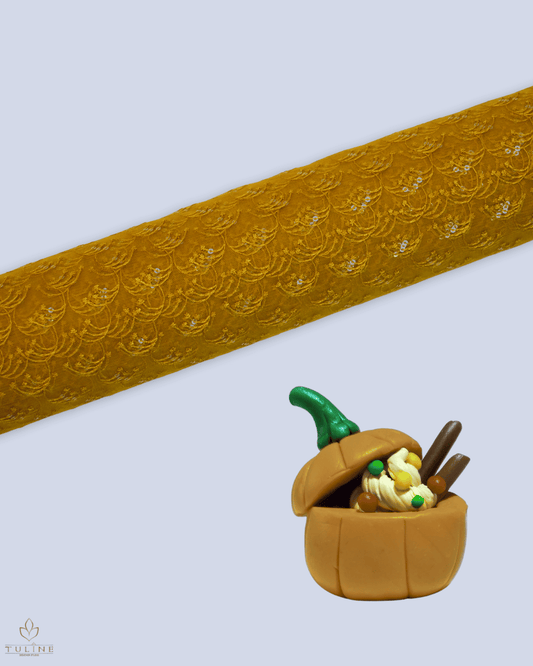 Net Material - Mustard Gold - Product Code 10231