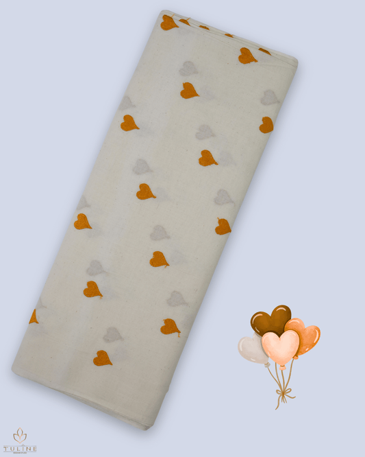 Cotton Fabrics - Cream Base - Product Code  10166