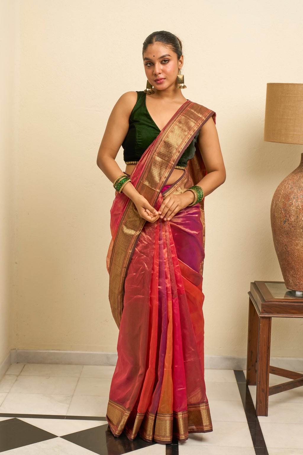 Multi Color Tissue Saree