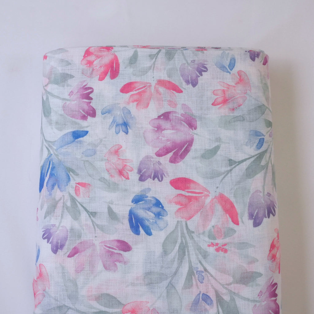 Multicolor Cotton Linen