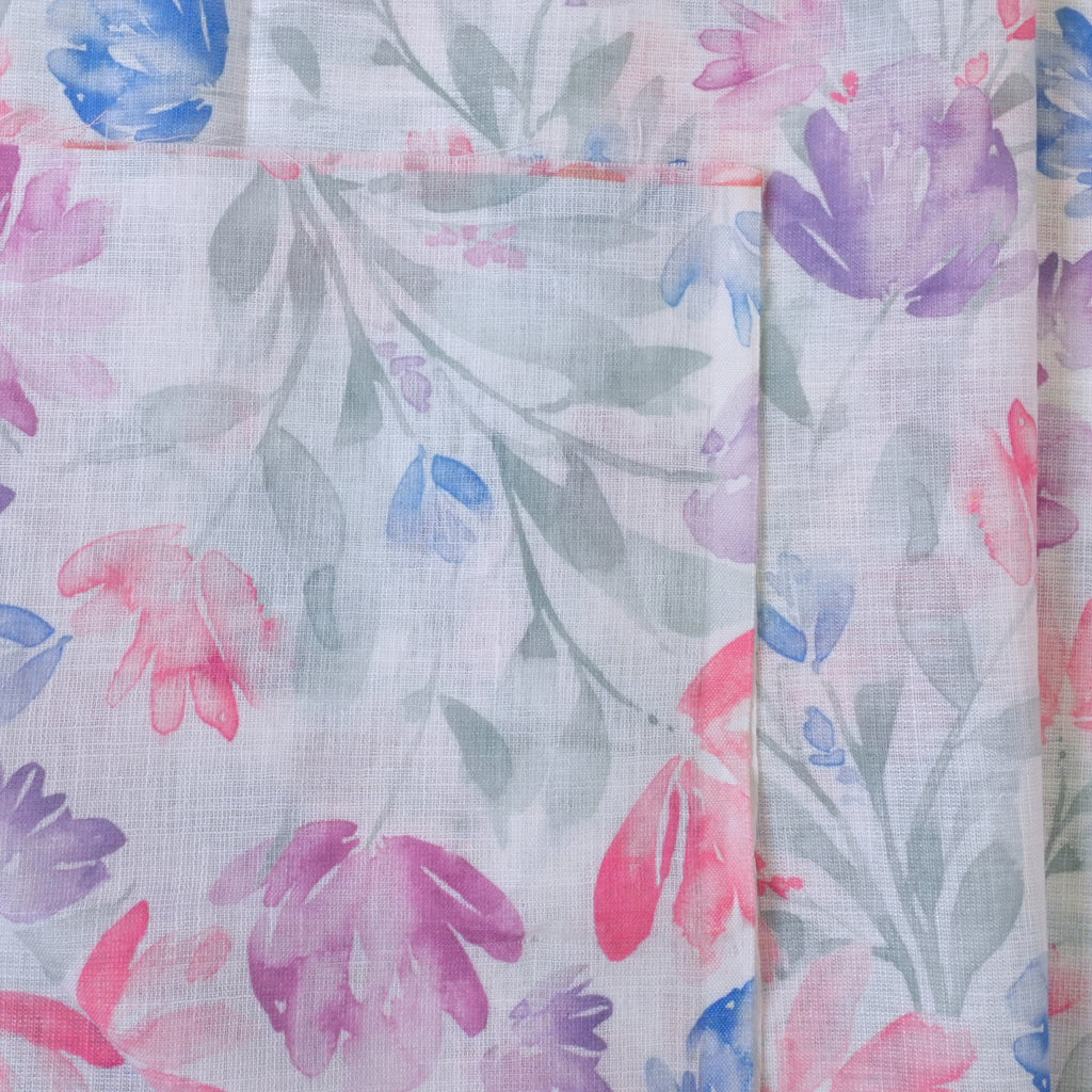 Multicolor Cotton Linen