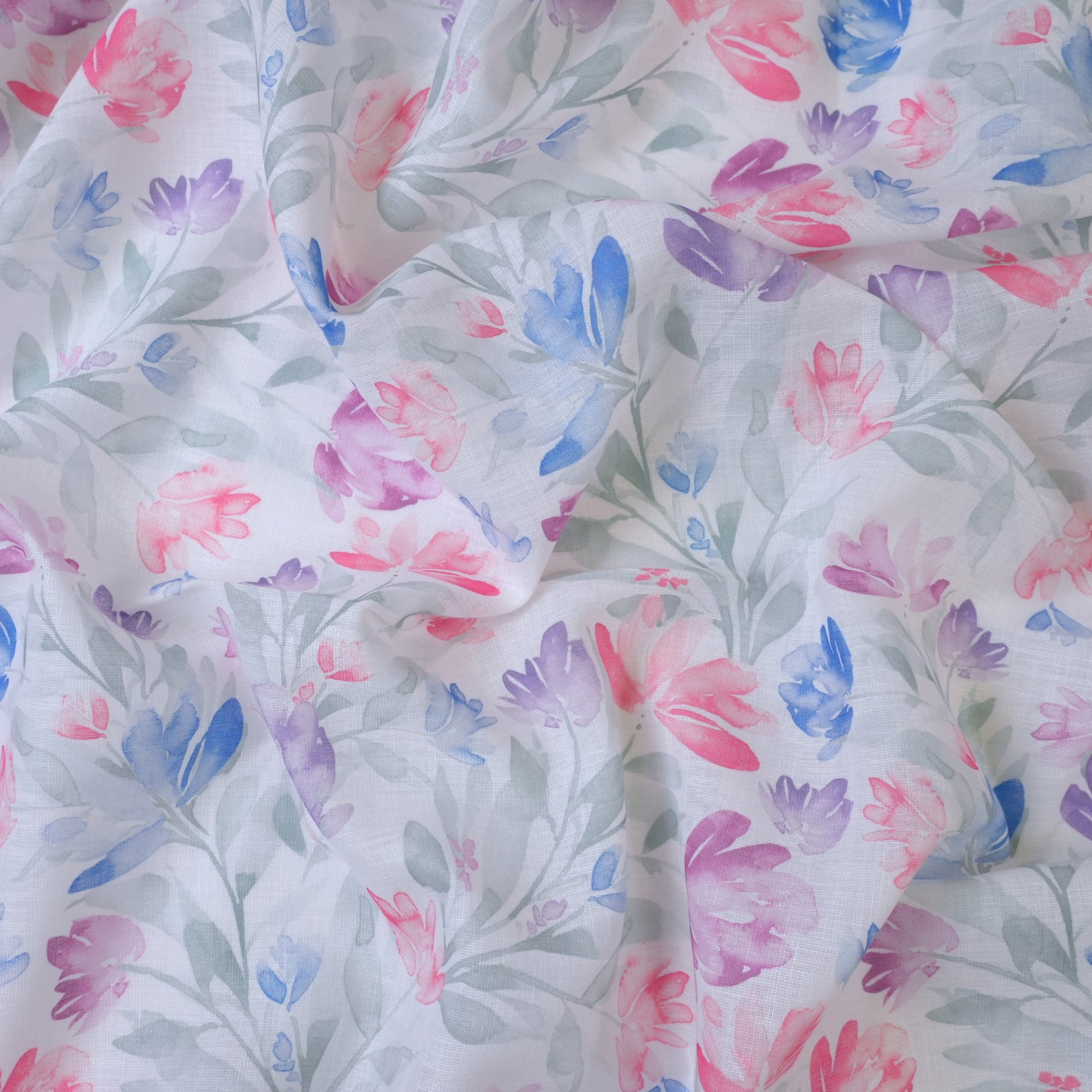 Multicolor Cotton Linen