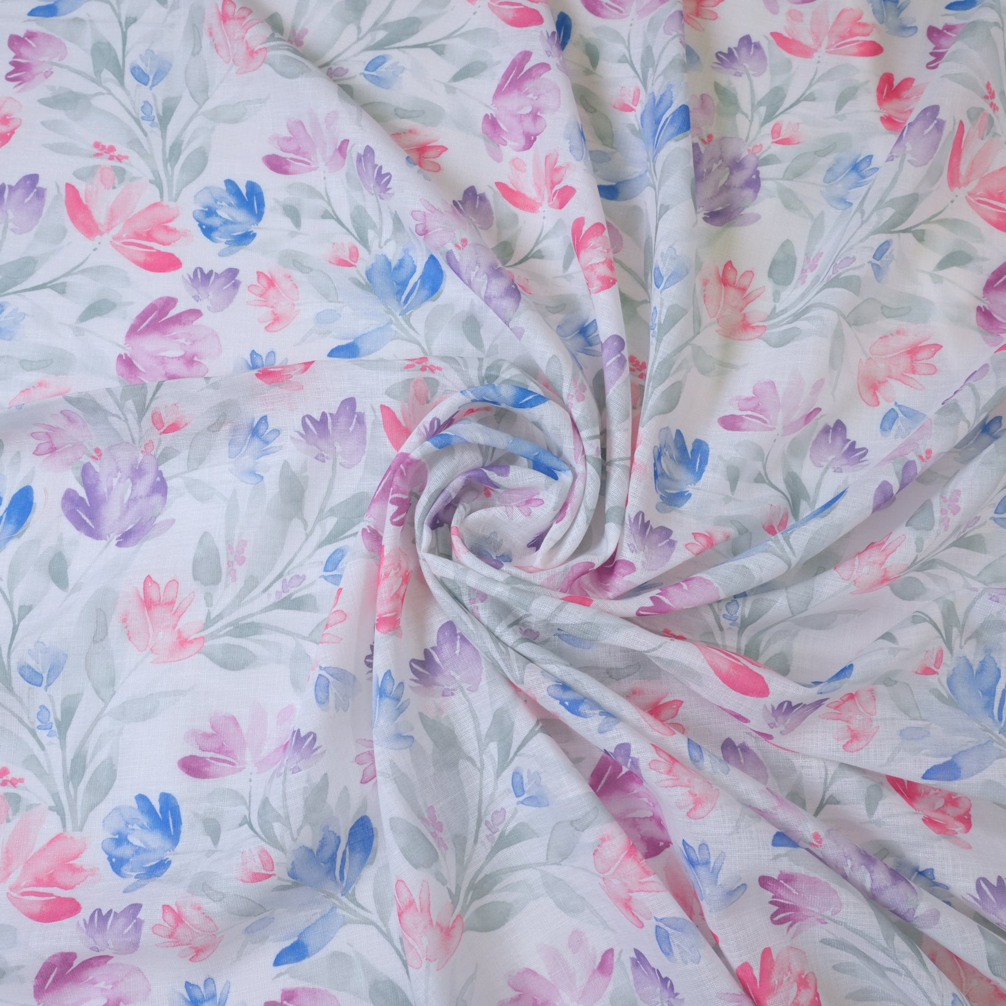 Multicolor Cotton Linen