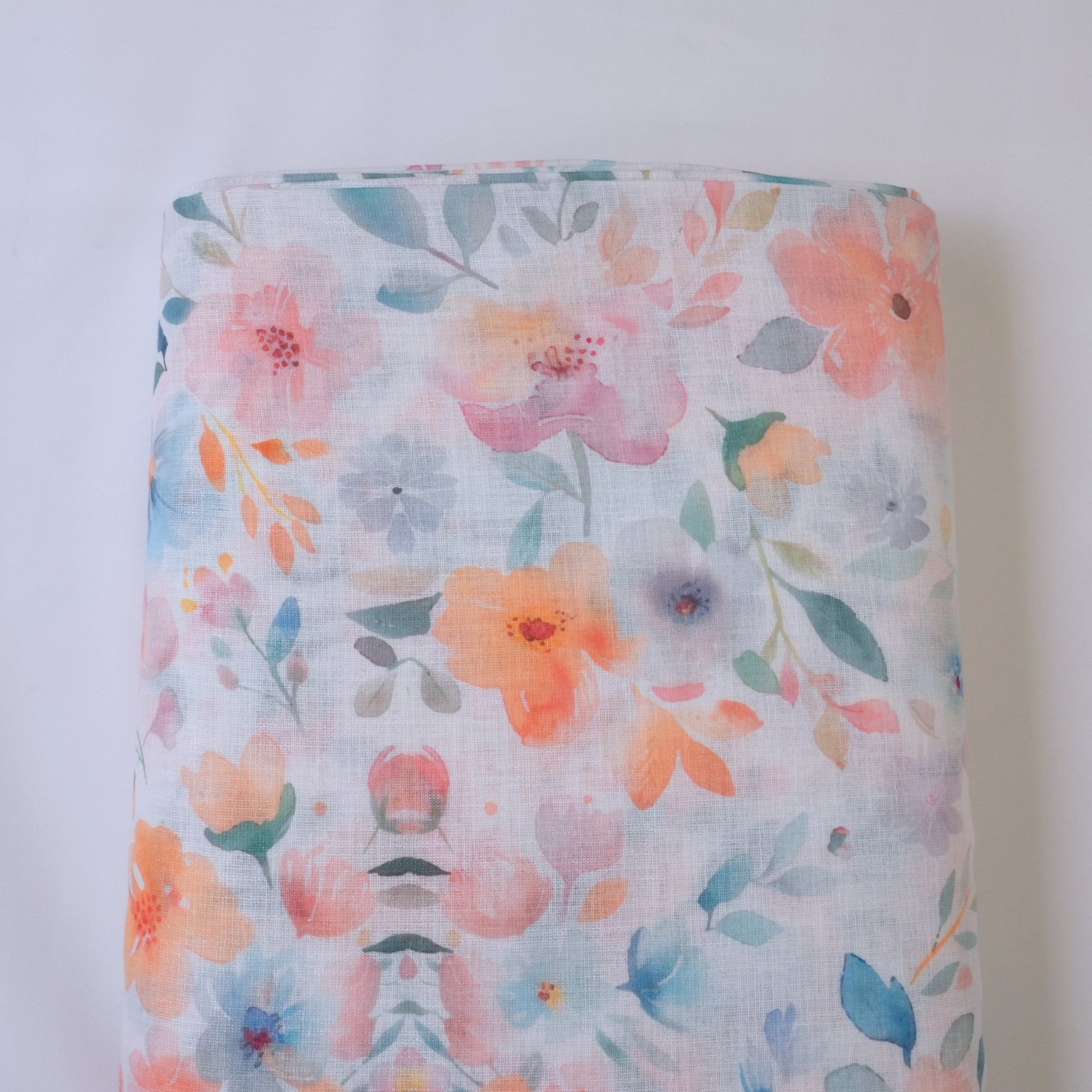 Multicolor Cotton Linen