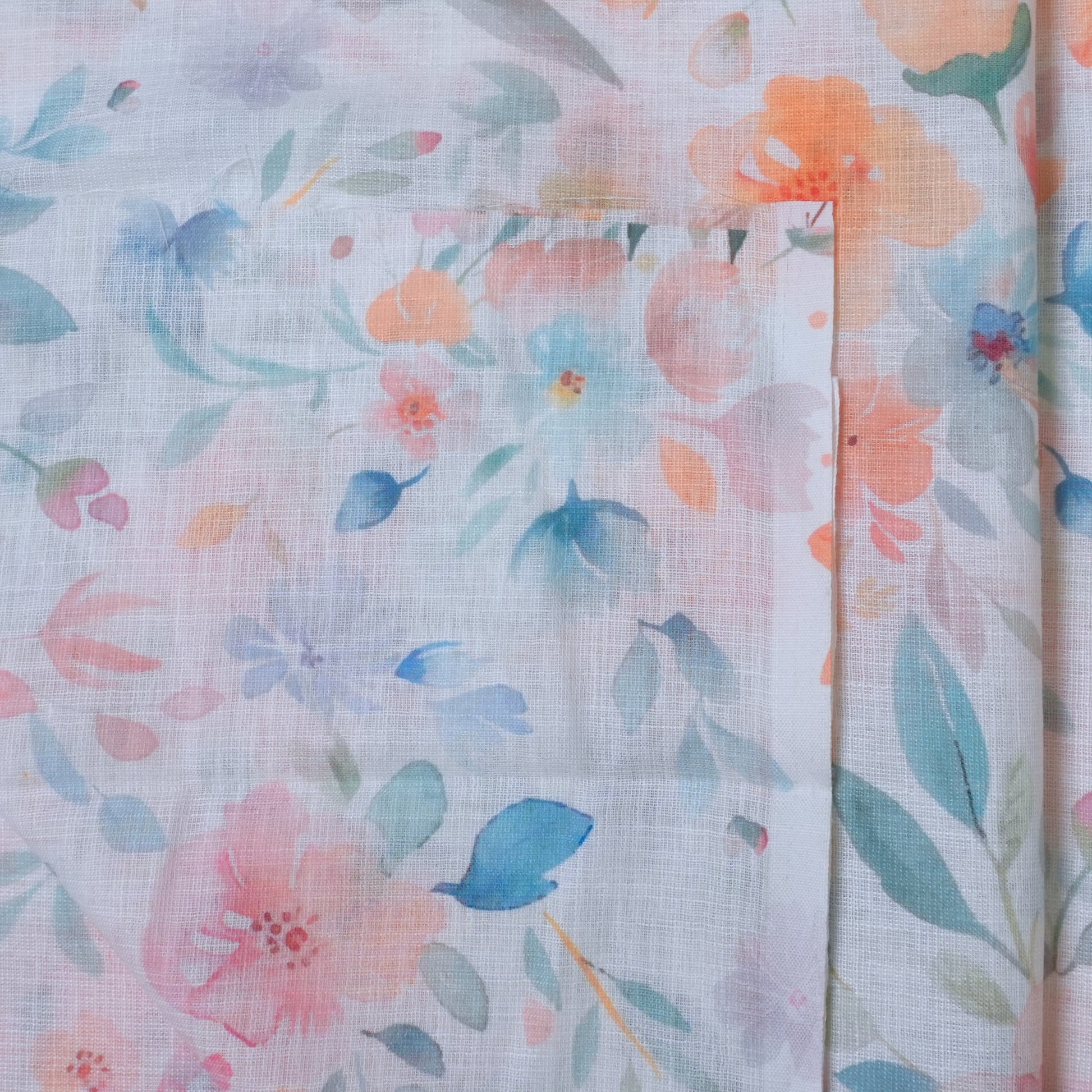 Multicolor Cotton Linen