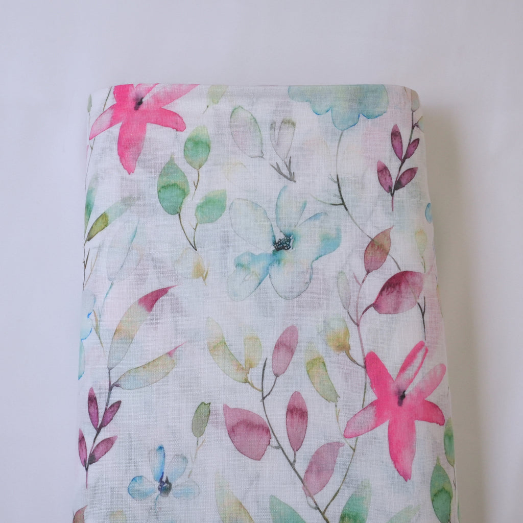 Multicolor Cotton Linen