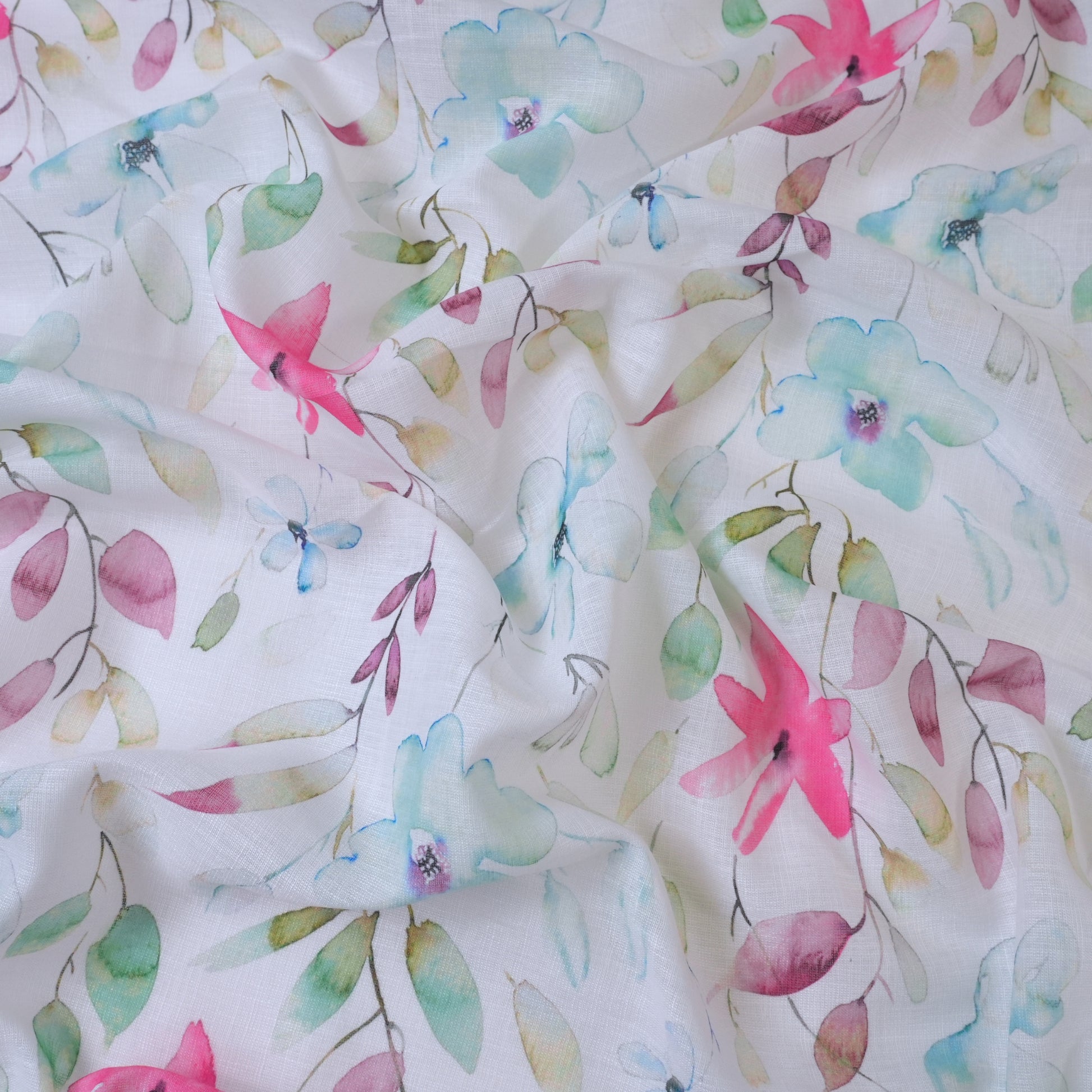 Multicolor Cotton Linen