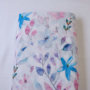 Pink & Blue Cotton Linen