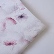 Violet & Brown Cotton Linen