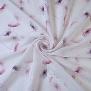 Violet & Brown Cotton Linen