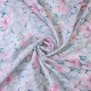 Turkish Blue & Pink Cotton Linen