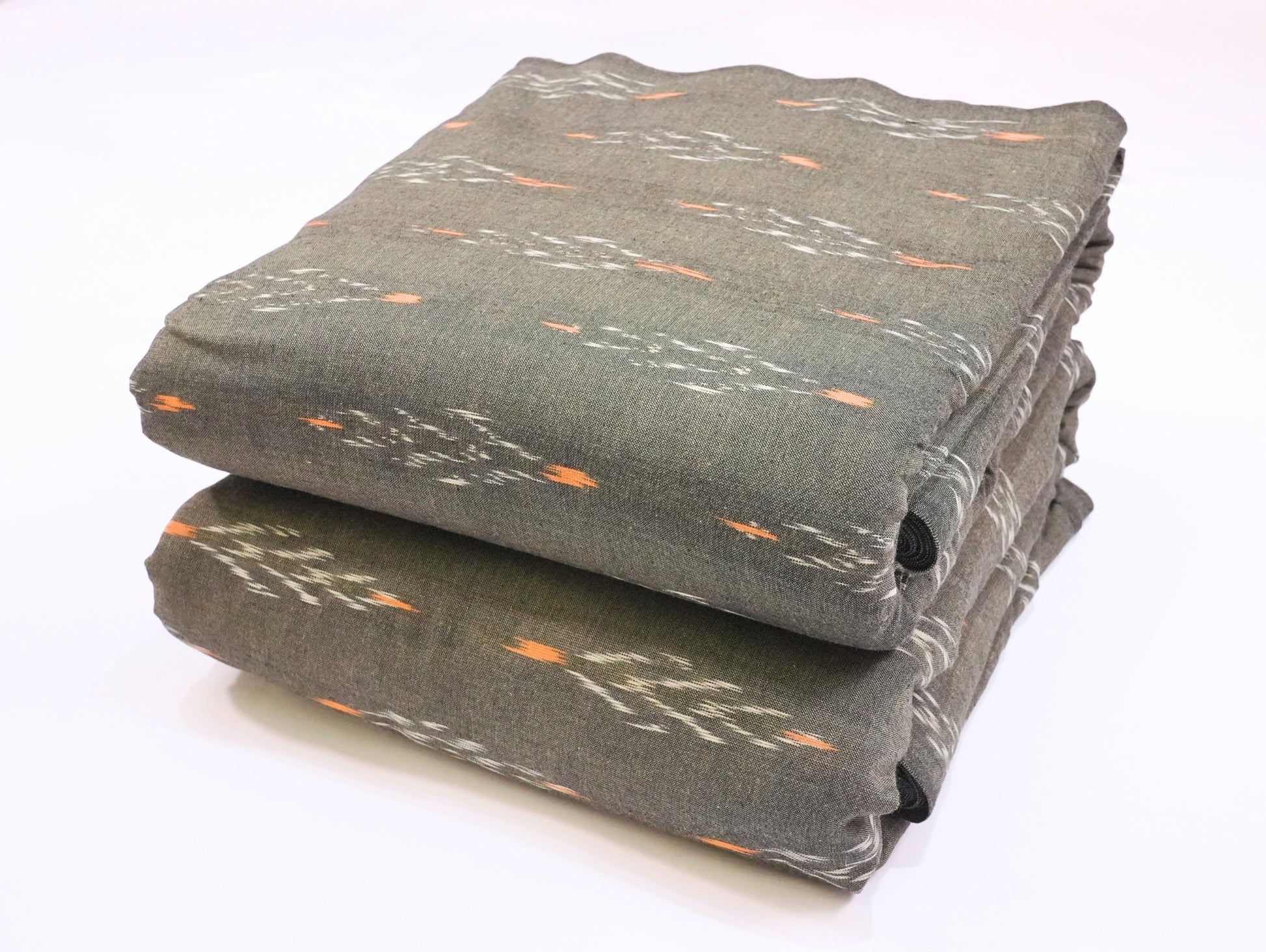 Charcoal Grey Ikkat Cotton
