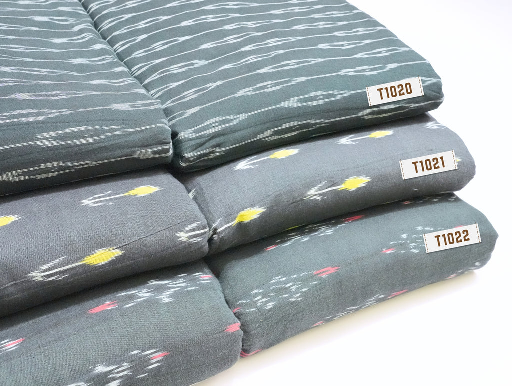 Dark Green Ikkat Cotton
