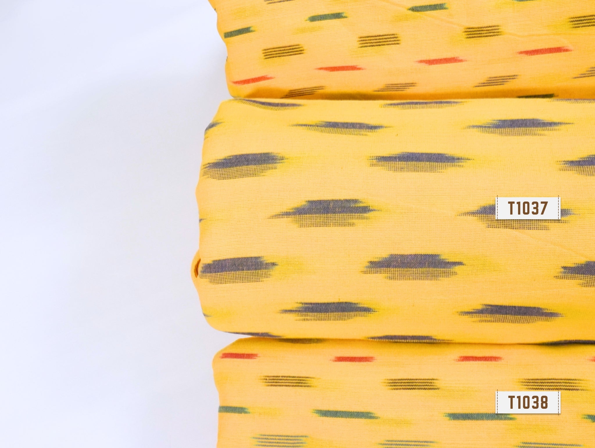 Yellow Ikkat Cotton