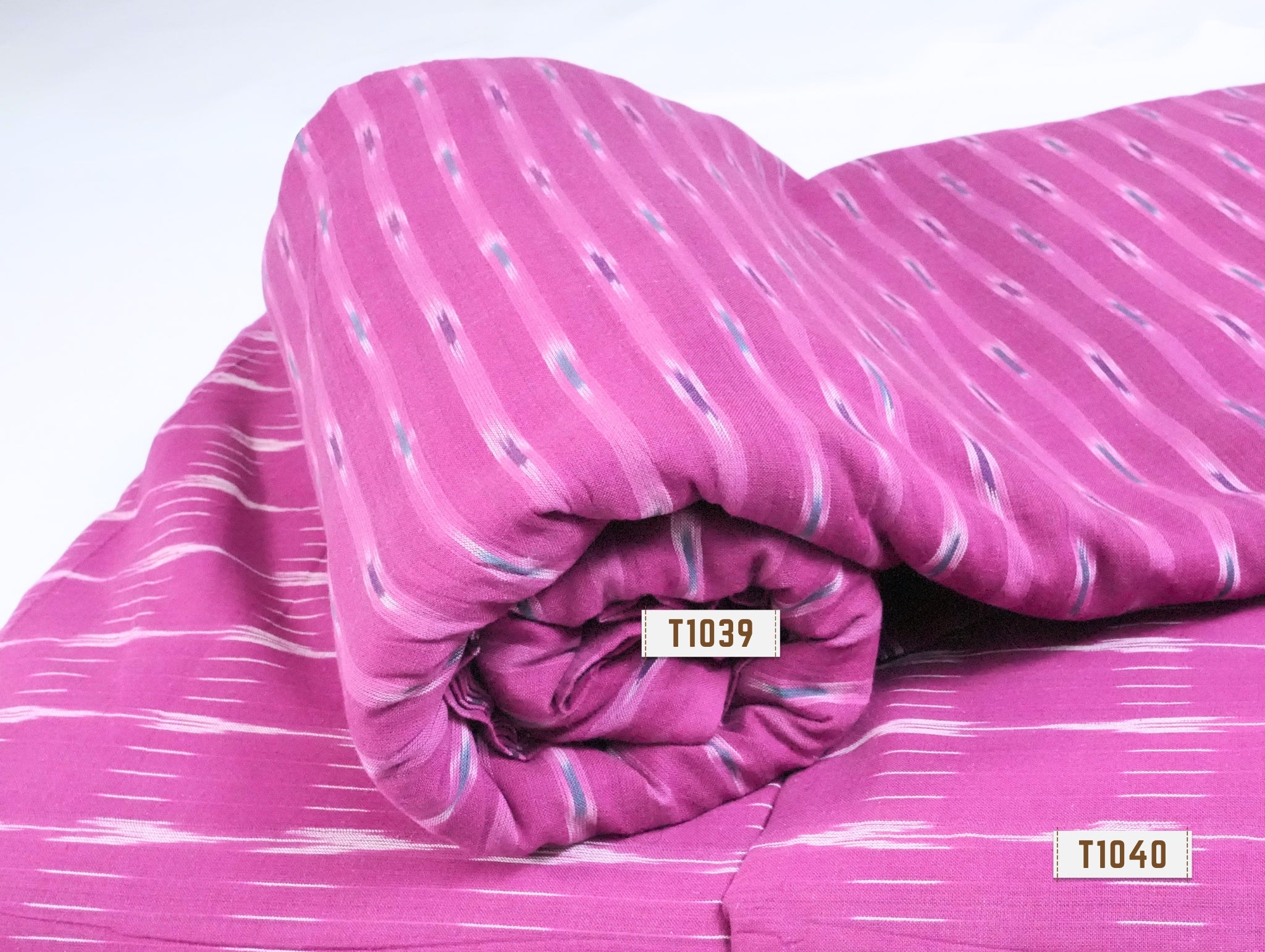 Purple Ikkat Cotton